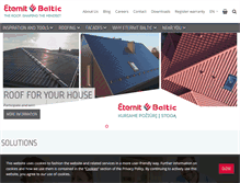 Tablet Screenshot of eternit.lt