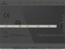 Tablet Screenshot of eternit.com.cn