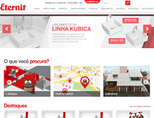 Tablet Screenshot of eternit.com.br
