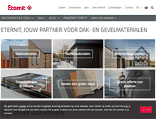 Tablet Screenshot of eternit.be