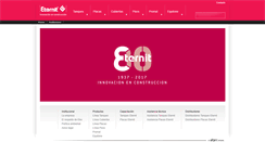 Desktop Screenshot of eternit.com.ar