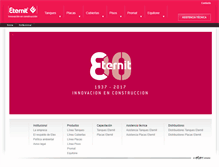 Tablet Screenshot of eternit.com.ar
